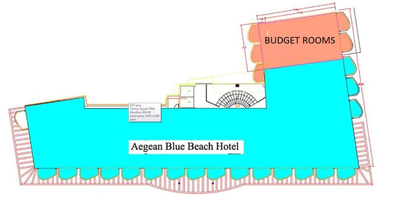 Aegean Blue Beach Hotel Nea Kallikrateia Exterior foto